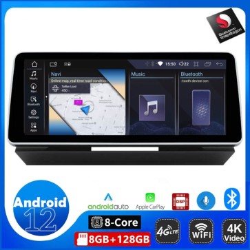 12,35" Android 12.0 Autoradio DVD Player mit GPS Navi für BMW 3er E93 (2004-2013)-1