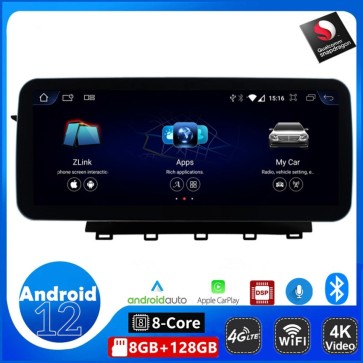 12,3" Android 12.0 Autoradio DVD Player mit GPS Navi für Mercedes GLK X204 (Ab 2008)-1