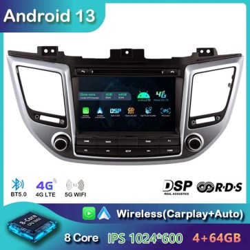 8" Android 13 Autoradio DVD Player GPS Navigation Stereo für Hyundai Tucson (2015-2017)-1