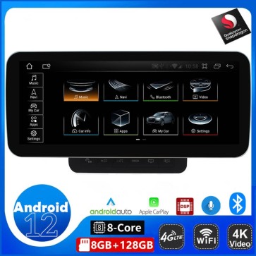 12,3" Android 12.0 Autoradio DVD Player mit GPS Navi für Audi Q7 4L (2006-2015)-1