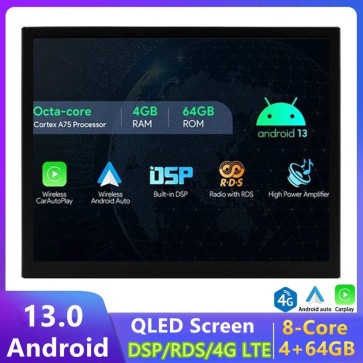 8,4" Android 13 Autoradio DVD Player GPS Navigation Stereo für Jeep Compass (2017-2021)-1
