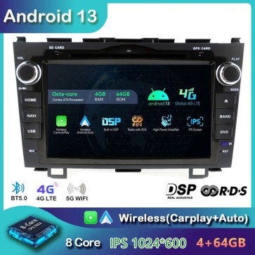 8" Android 13 Autoradio DVD Player GPS Navigation Stereo für Honda CR-V (2007-2011)-1