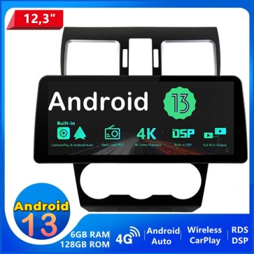 12,3" Android 13.0 Autoradio Multimedia Player GPS Navigationssystem Car Stereo für Subaru Forester (Ab 2013)-1