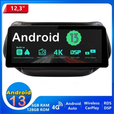 12,3" Android 13.0 Autoradio Multimedia Player GPS Navigationssystem Car Stereo für Jeep Compass (2017-2020)-1