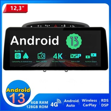 12,3" Android 13.0 Autoradio Multimedia Player GPS Navigationssystem Car Stereo für Peugeot RCZ (Ab 2010)-1