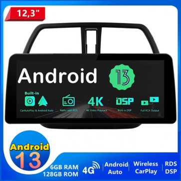 12,3" Android 13.0 Autoradio Multimedia Player GPS Navigationssystem Car Stereo für Suzuki SX4 S-Cross (Ab 2013)-1