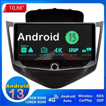10,88" Android 13 Autoradio Multimedia Player GPS Navigationssystem Car Stereo für Chevrolet Cruze J300 (2008-2012)-1