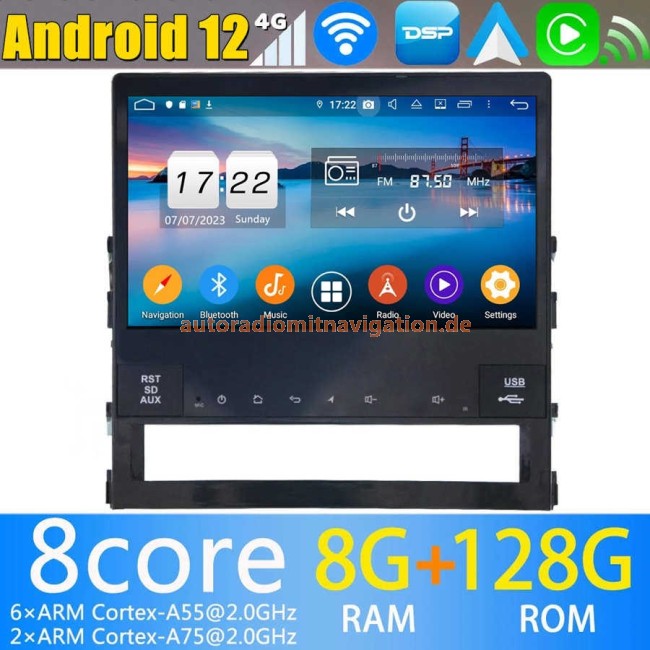 12,3 pollici 8GB RAM +128GB ROM 8 Core Android 13 Autoradio Navigatore GPS per BMW X3 F25 / X4