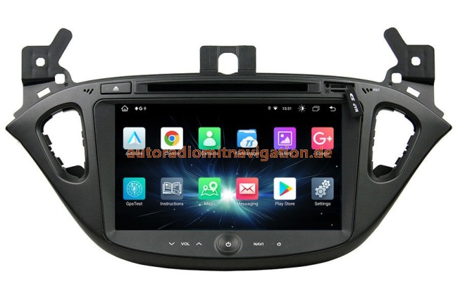 Opel Corsa E Android 12.0 Autoradio GPS Navigationsysteme mit 8