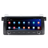 BMW 3er E46 Android 12.0 Autoradio GPS Navigationsysteme mit 8-Core 8GB+128GB Touchscreen Parrot Bluetooth Lenkradfernbedienung Mikrofon DAB SD USB WiFi 4G-LTE DSP CarPlay - 8,8