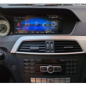 Mercedes C-Klasse W204 Android 12.0 Autoradio GPS Navigationsysteme mit Octa-Core 8GB+128GB Touchscreen Bluetooth Freisprecheinrichtung DAB RDS SD USB DSP WiFi 4G LTE CarPlay - 8,8