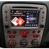 Alfa Romeo 147 Android 12 Autoradio GPS Navigationsysteme mit Octa-Core 4GB+64GB Touchscreen Bluetooth Lenkradfernbedienung DAB CD SD USB 4G WiFi AUX OBD CarPlay - 6,2
