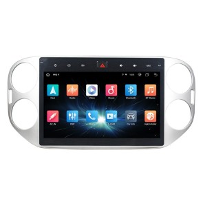 VW Tiguan Android 12.0 Autoradio GPS Navigationsysteme mit 8-Core 8GB+128GB Touchscreen Parrot Bluetooth Lenkradfernbedienung Mikrofon DAB SD USB WiFi 4G-LTE DSP CarPlay - 10