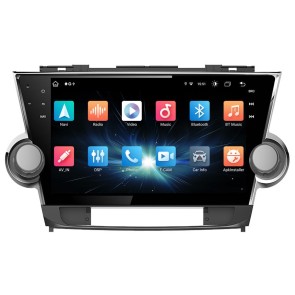 Toyota Highlander Android 12 Autoradio GPS Navigationsysteme mit 8-Core 8GB+128GB Touchscreen Parrot Bluetooth Lenkradfernbedienung DAB SD USB WiFi 4G-LTE DSP CarPlay - 10