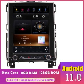 10,4" Tesla-Stil Android 11 Autoradio DVD Player GPS Navigation für Renault Koleos (Ab 2016)-1