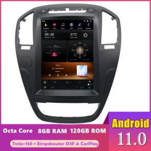 10,4" Tesla-Stil Android 11 Autoradio DVD Player GPS Navigation für Opel Insignia (2008-2013)-1