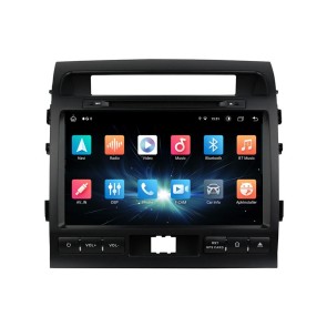 Toyota Land Cruiser 200 Android 12 Autoradio GPS Navigationsysteme mit 8-Core 8GB+128GB Touchscreen Parrot Bluetooth Lenkradfernbedienung DAB SD USB WiFi 4G-LTE DSP CarPlay - 10