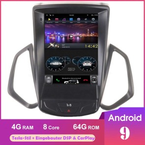 10,4" Tesla-Stil Android 9.0 Autoradio DVD Player GPS Navigation für Ford EcoSport (2013-2019)-1