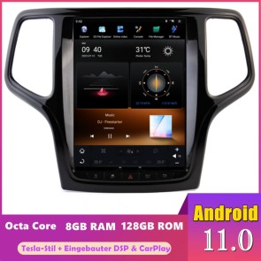 10,4" Tesla-Stil Android 11 Autoradio DVD Player GPS Navigation für Jeep Grand Cherokee (2014-2019)-1