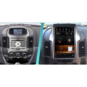 Ford Ranger Android 11.0 Autoradio GPS Navigationsysteme mit Octa-Core 8GB+128GB Touchscreen Bluetooth Lenkradfernbedienung DAB DSP USB 4G-LTE CarPlay - 12,1