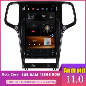 13,6" Tesla-Stil Android 11 Autoradio DVD Player GPS Navigation für Jeep Grand Cherokee WK2 (2011-2020)-1