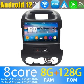 9" Android 12.0 Autoradio DVD Player GPS Navigation für Ford Ranger (Ab 2011)-1