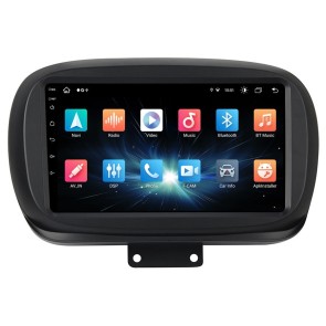 Fiat 500X Android 12.0 Autoradio GPS Navigationsysteme mit 8-Core 8GB+128GB Touchscreen Parrot Bluetooth Lenkradfernbedienung Mikrofon DAB SD USB WiFi 4G-LTE DSP CarPlay - 9