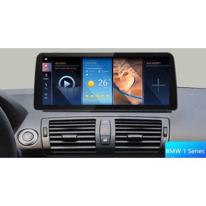 BMW 1er E82 Android 13.0 Autoradio GPS Navigationsysteme mit 8-Core 8GB+256GB Touchscreen Bluetooth Lenkradfernbedienung DAB SD USB DSP SWC 4G-LTE WLAN CarPlay - 12,5