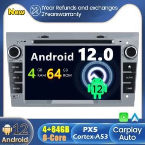 Opel Corsa D Android 12.0 Autoradio GPS Navigationsysteme mit Touchscreen Bluetooth Freisprecheinrichtung Mikrofon SWC DAB CD SD USB WiFi TV OBD2 Carplay Android Auto - Android 12 Autoradio DVD Player GPS Navigation Speziell für Opel Corsa D (2006-2014)