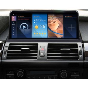 BMW X5 E70 Android 13.0 Autoradio GPS Navigationsysteme mit 8-Core 8GB+256GB Touchscreen Bluetooth Lenkradfernbedienung DAB SD USB DSP SWC 4G-LTE WLAN CarPlay - 12,5