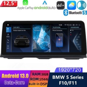 12,5" Android 13.0 Autoradio DVD Player GPS Navigation Stereo für BMW 5er F10/F11 (2010-2017)-1