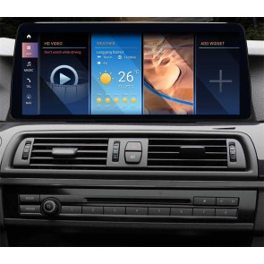 BMW F10/F11 Android 13.0 Autoradio GPS Navigationsysteme mit 8-Core 8GB+256GB Touchscreen Bluetooth Lenkradfernbedienung DAB SD USB DSP SWC 4G-LTE WLAN CarPlay - 12,5