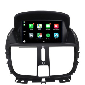 Peugeot 207 Android 12.0 Autoradio GPS Navigationsysteme mit Touchscreen Bluetooth Freisprecheinrichtung Mikrofon SWC DAB CD SD USB WiFi TV OBD2 Carplay Android Auto - Android 12 Autoradio DVD Player GPS Navigation Speziell für Peugeot 207 (2006-2014)