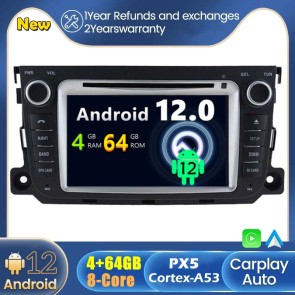 Android 12 Autoradio DVD Player GPS Navigation Speziell für Smart ForTwo W451 (2011-2014)-1