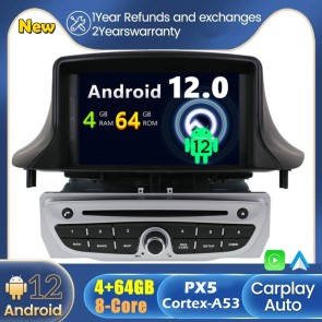 Android 12 Autoradio DVD Player GPS Navigation Speziell für Renault Mégane III (2009-2016)-1