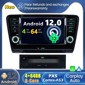 Android 12 Autoradio DVD Player GPS Navigation Speziell für Skoda Octavia Mk3 5E (2013-2019)-1