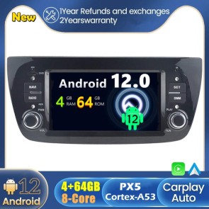Android 12 Autoradio DVD Player GPS Navigation Speziell für Fiat Doblo (2010-2015)-1
