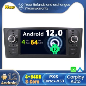 Android 12 Autoradio DVD Player GPS Navigation Speziell für Fiat Punto (2006-2012)-1