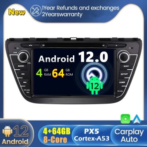 Android 12 Autoradio DVD Player GPS Navigation Speziell für Suzuki SX4 (Ab 2013)-1