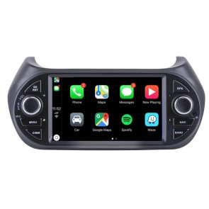 Fiat Qubo Android 12.0 Autoradio GPS Navigationsysteme mit Touchscreen Bluetooth Freisprecheinrichtung Mikrofon SWC DAB CD SD USB WiFi TV OBD2 Carplay Android Auto - Android 12 Autoradio DVD Player GPS Navigation Speziell für Fiat Qubo (Ab 2008)