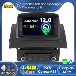 Android 12 Autoradio DVD Player GPS Navigation Speziell für Renault Mégane II (2002-2009)-1