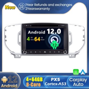 Android 12 Autoradio DVD Player GPS Navigation Speziell für Kia Sportage (2016-2019)-1