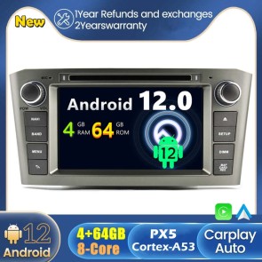 Android 12 Autoradio DVD Player GPS Navigation Speziell für Toyota Avensis (2003-2009)-1