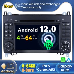 Android 12 Autoradio DVD Player GPS Navigation Speziell für Mercedes A-Klasse W169 (2004-2012)-1