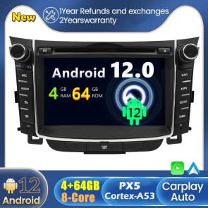 Android 12 Autoradio DVD Player GPS Navigation Speziell für Hyundai i30 (2011-2017)-1