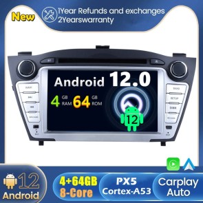 Android 12 Autoradio DVD Player GPS Navigation Speziell für Hyundai ix35 (2009-2015)-1
