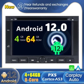 Android 12 Autoradio DVD Player GPS Navigation Speziell für Peugeot Partner (2008-2018)-1