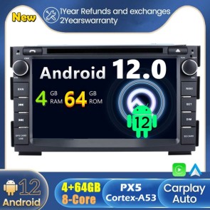 Android 12 Autoradio DVD Player GPS Navigation Speziell für Kia Ceed (2009-2012)-1