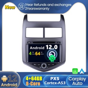 Android 12 Autoradio DVD Player GPS Navigation Speziell für Chevrolet Aveo (Ab 2011)-1