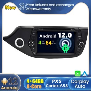 Android 12 Autoradio DVD Player GPS Navigation Speziell für Kia Ceed (2012-2018)-1